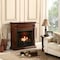 Duluth Forge Dual Fuel Ventless Gas Fireplace With Mantel - 26,000 Btu, Remote DFS-300R-2AC - alternate 3